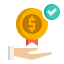 icons8 money back guarantee 64