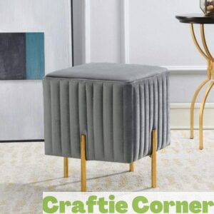 Chaise moderne, élégante, multi-usages, facile à déplacer, en fer et tissu de qualité, coussin doux pour confort, facile à nettoyer.